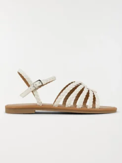 Sandales brides tressées femme (36-41)