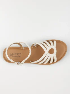 Sandales brides tressées femme (36-41)