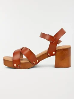 Sandales camel femme (36-41)