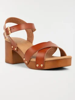 Sandales camel femme (36-41)