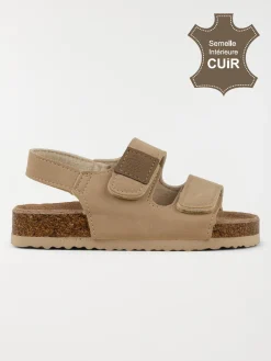 Sandales coloris beige garçon (24-30)