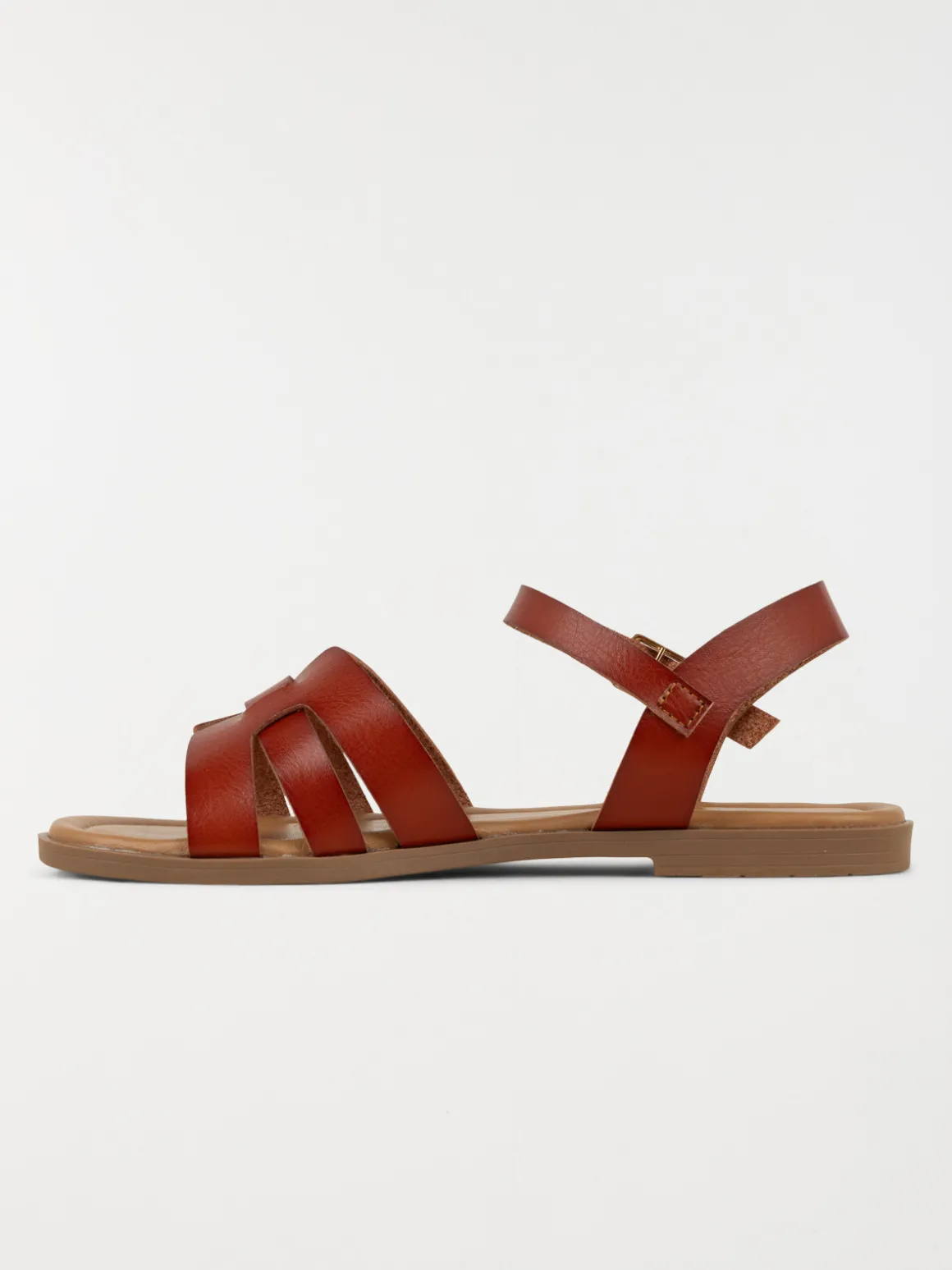 Sandales coloris camel femme (36-41)