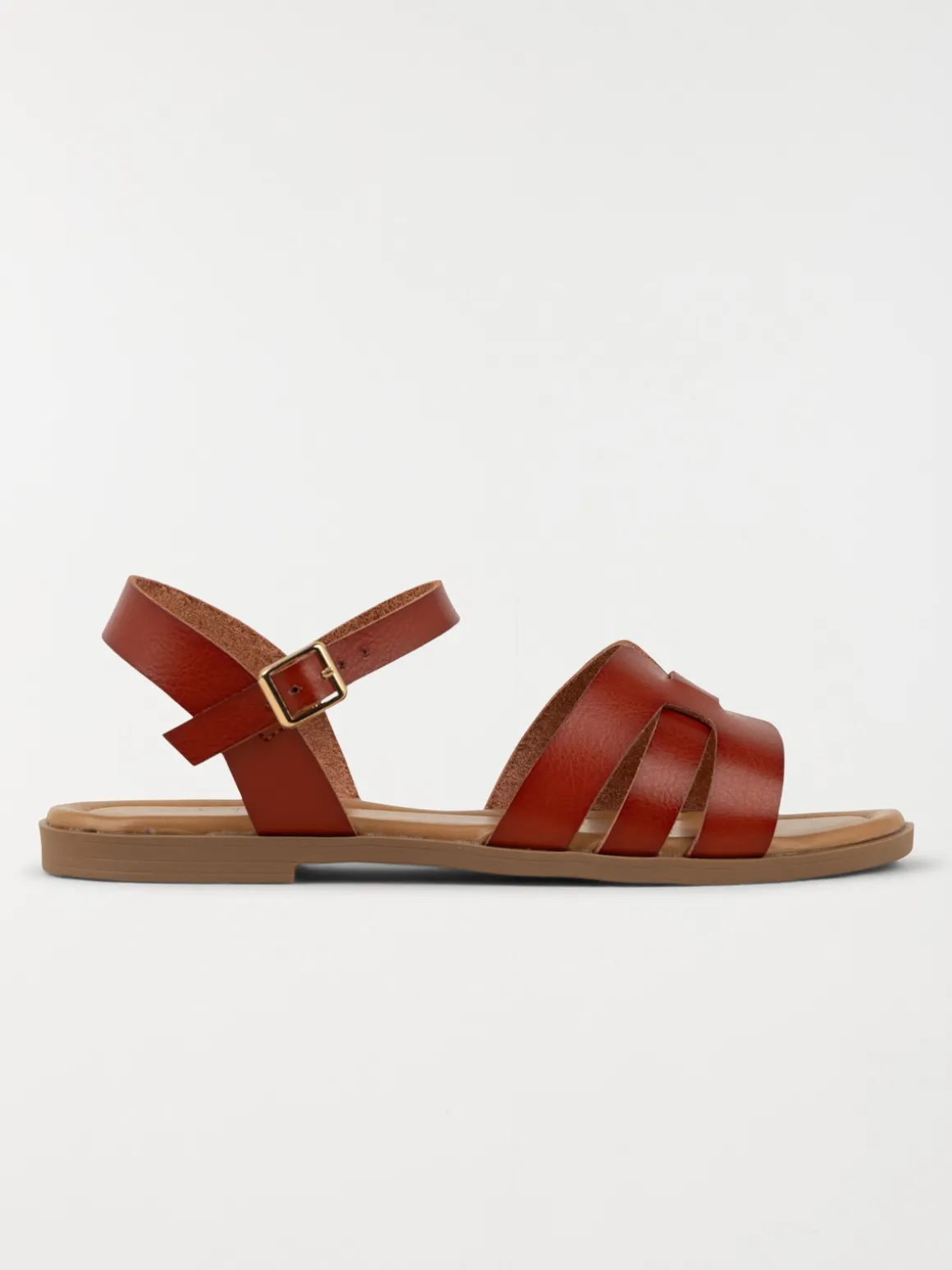 Sandales coloris camel femme (36-41)