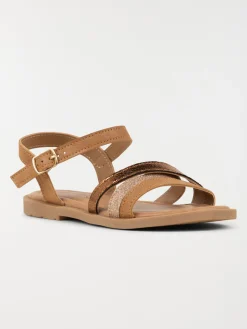 Sandales coloris camel fille (31-36)