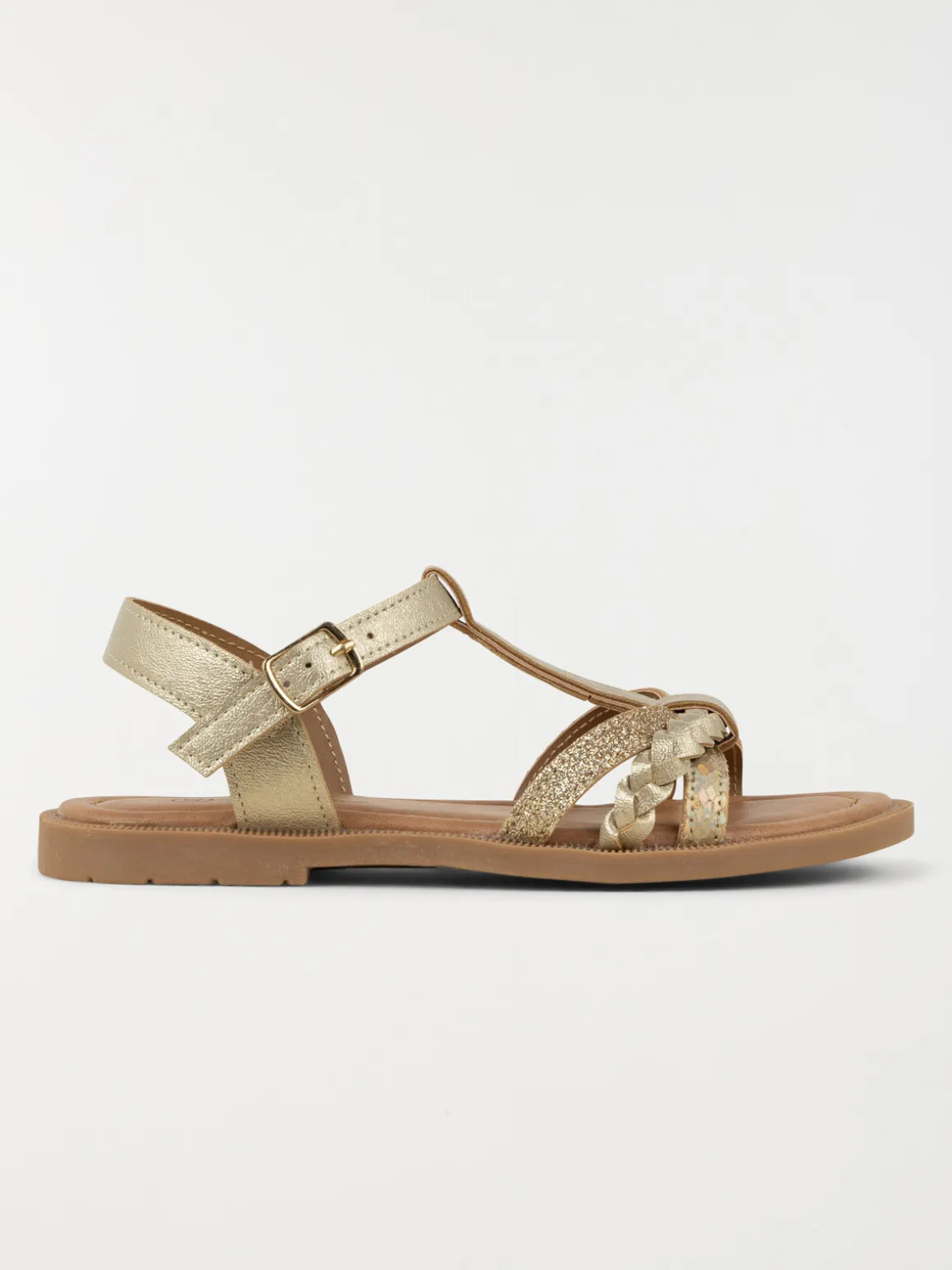 Sandales coloris doré fille (31-36)
