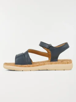 Sandales coloris marine femme (36-41)