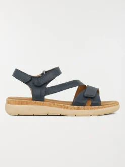 Sandales coloris marine femme (36-41)