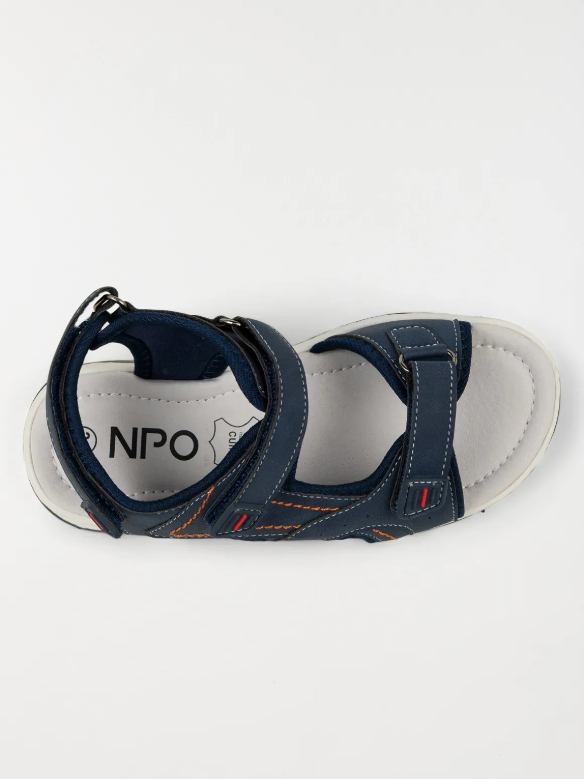 Sandales coloris marine garçon (31-36)