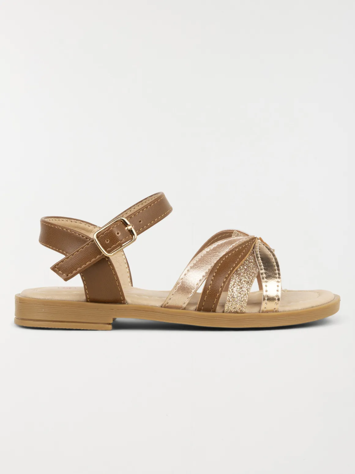 Sandales coloris marron fille (24-30)
