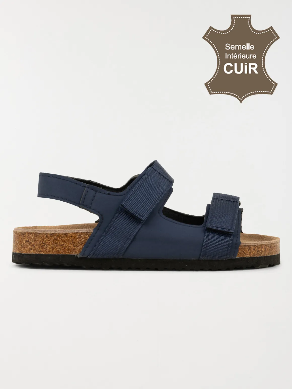 Sandales coloris navy garçon (31-36)