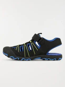 Sandales coloris noir garçon (33-39)