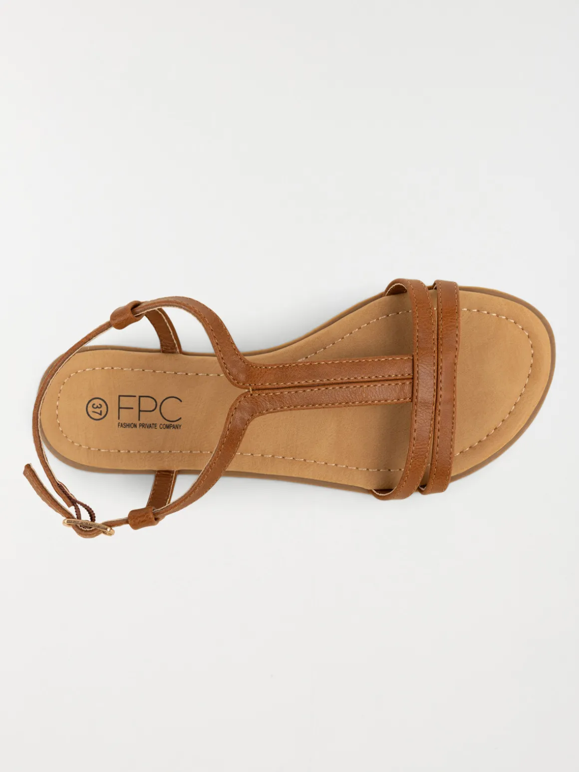 Sandales coloris tan femme (37-42)