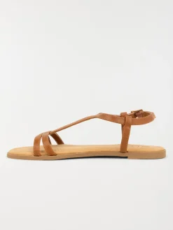 Sandales coloris tan femme (37-42)
