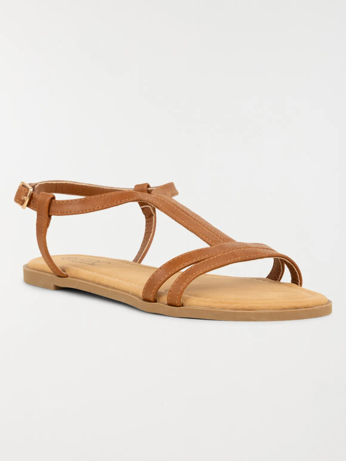 Sandales coloris tan femme (37-42)