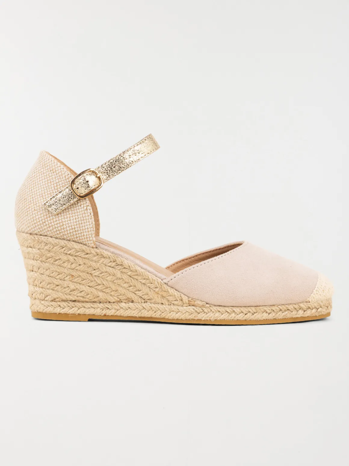 Sandales compensées beige femme (36-41)