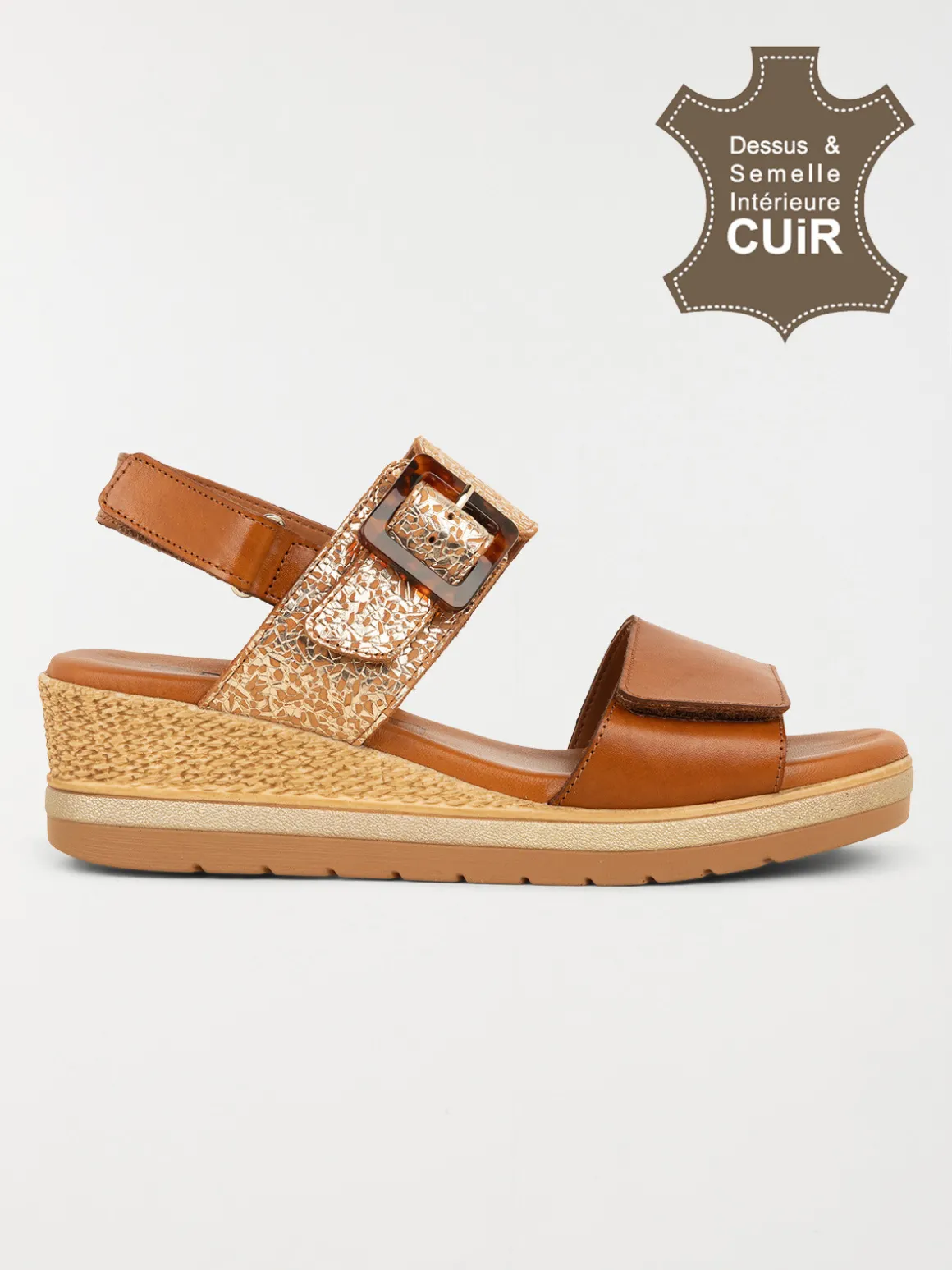 Sandales compensées femme (36-41)