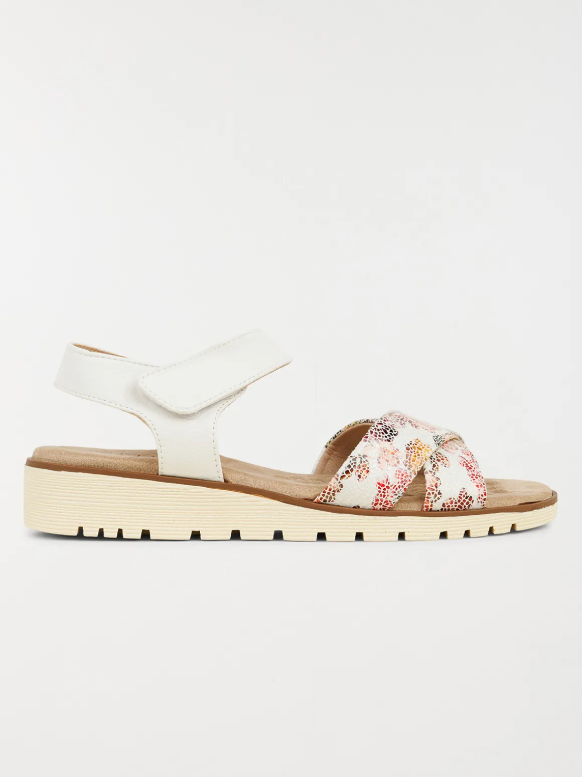 Sandales compensées fleurs femme (36-41)