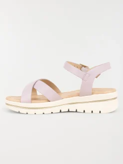 Sandales compensées lilas fille (31-36)