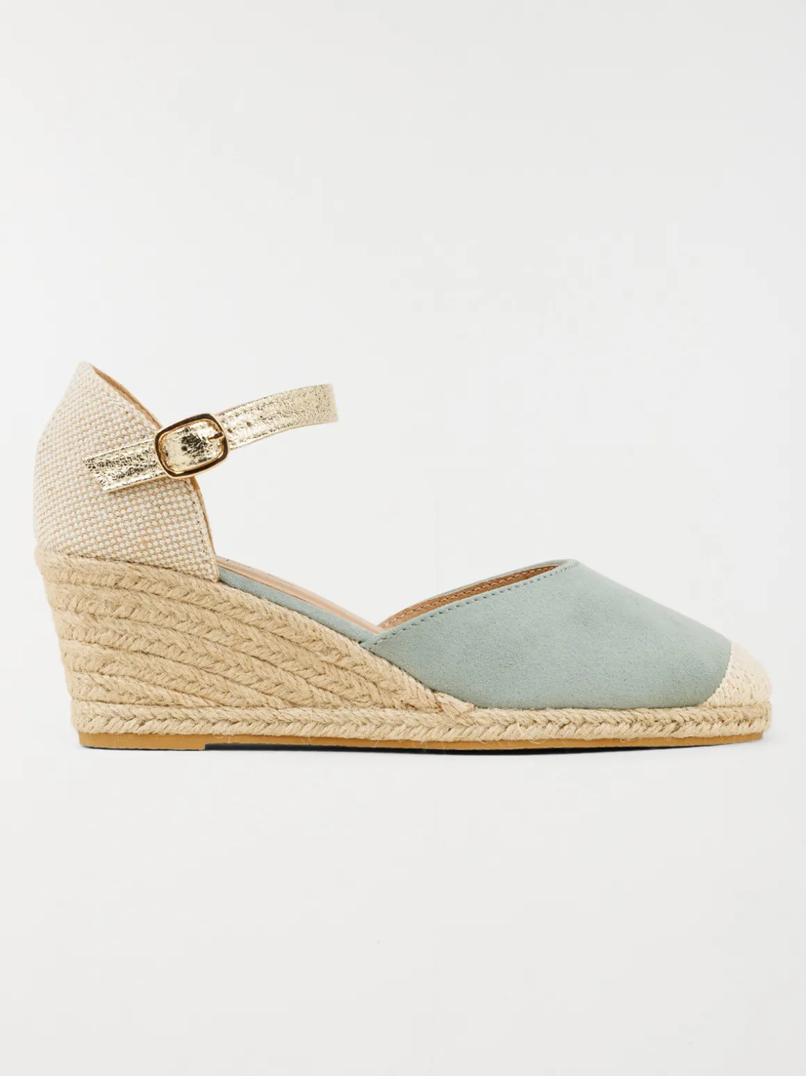 Sandales compensées vertes femme (36-41)