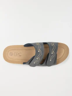 Sandales conforts bleues femme (36-41)