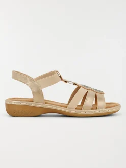 Sandales conforts strass femme (37-42)