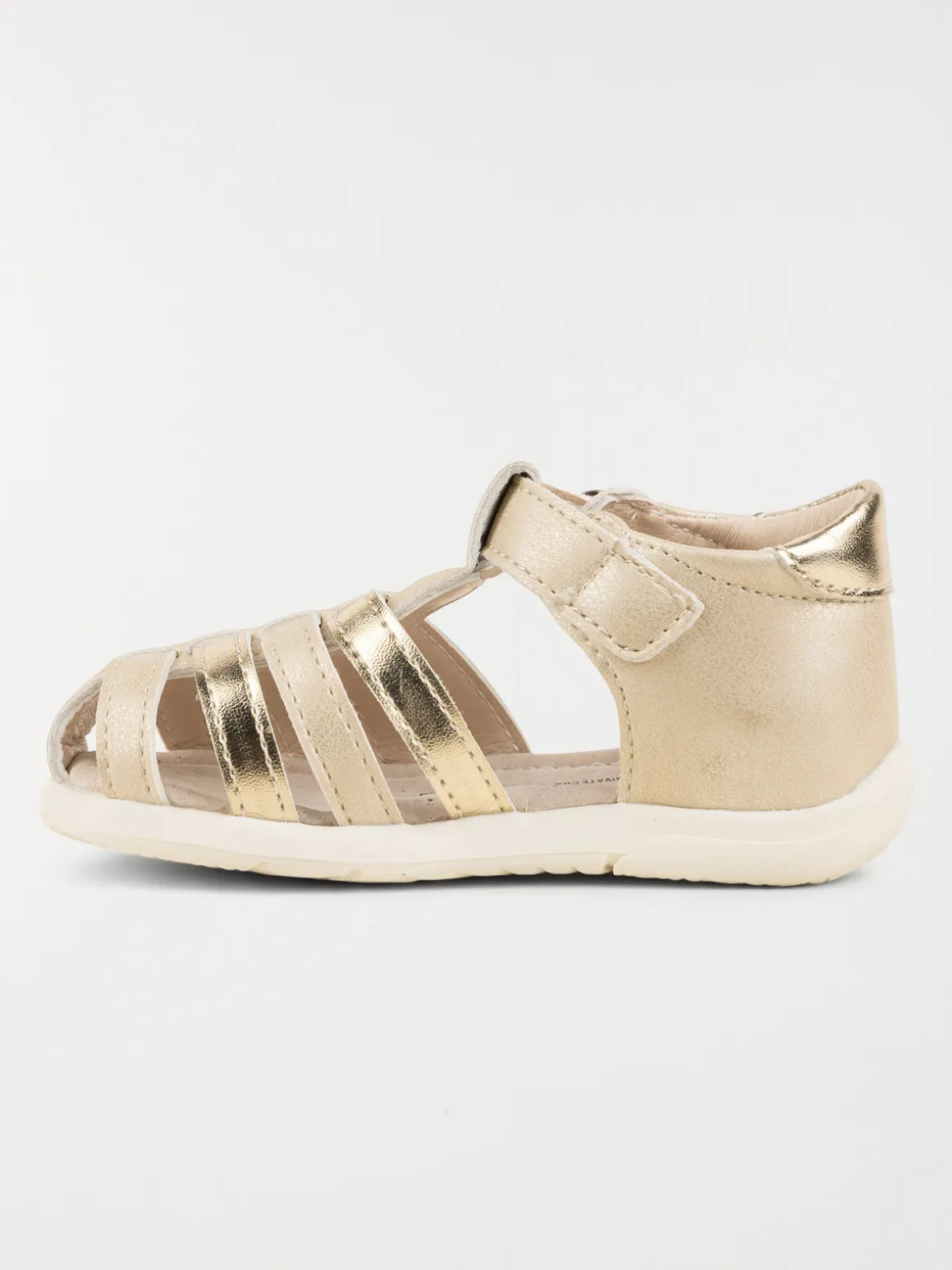 Sandales dorées coeur fille (18-23)