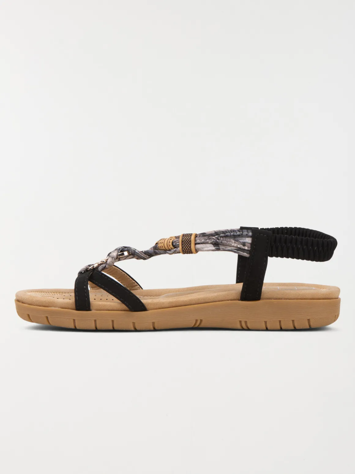 Sandales femme brides imprimées (36-41)