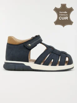 Sandales fermées navy garçon (24-30)