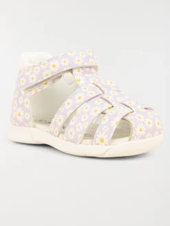 Sandales fleuries fille (18-23)
