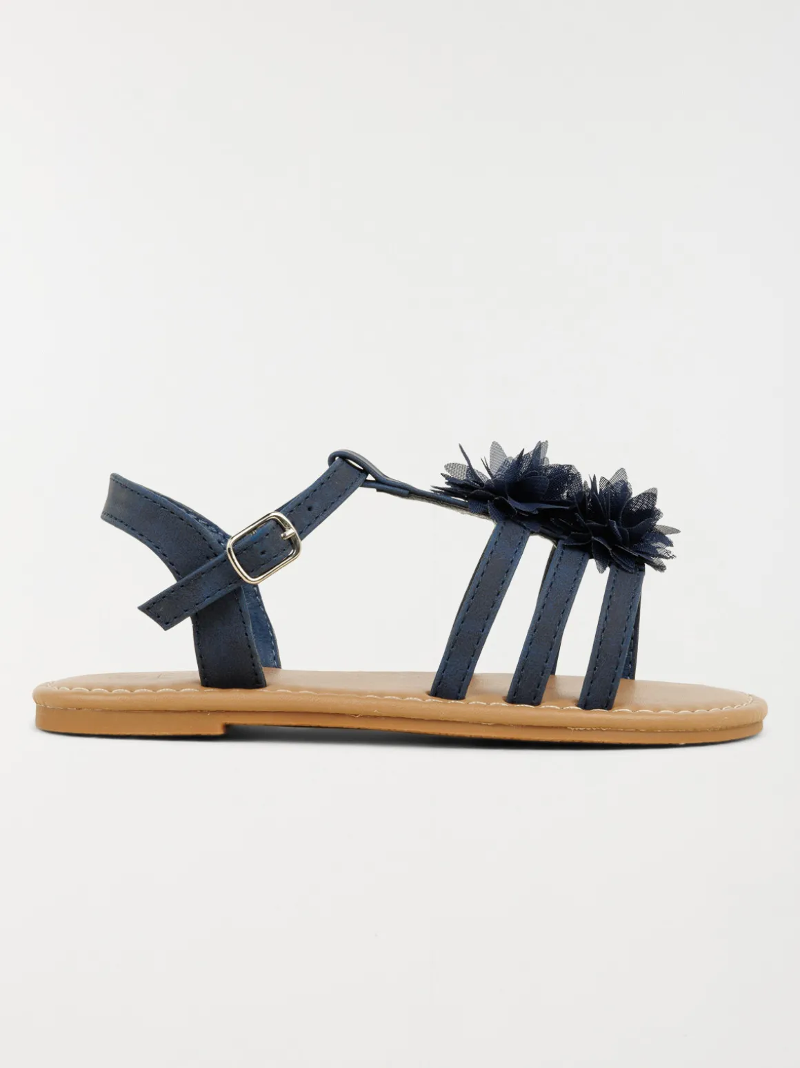 Sandales fleurs tissus fille (31-36)