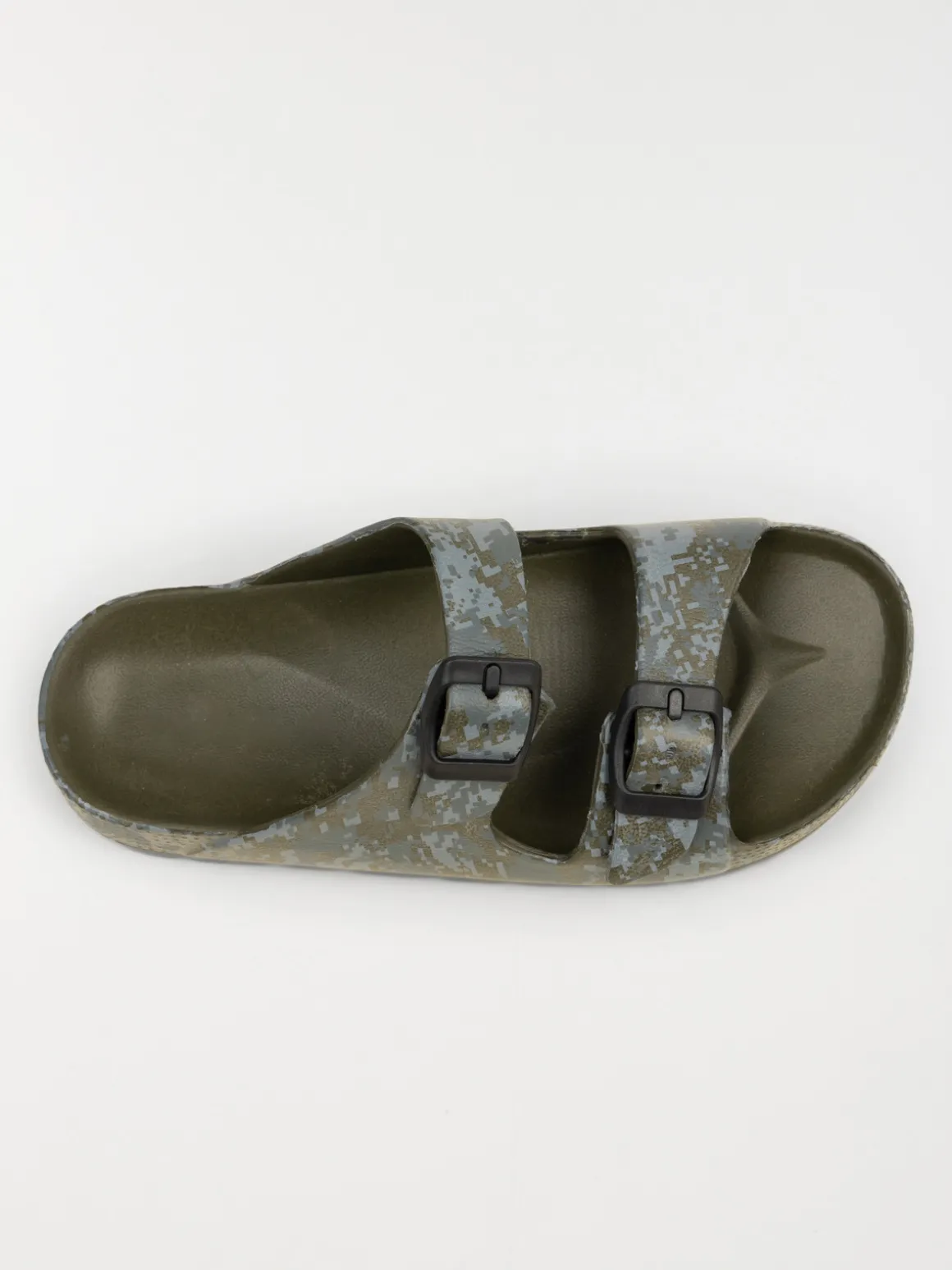 Sandales imprimées garçon kaki (31-35)