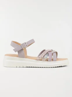 Sandales lilas fille plateforme (31-36)