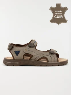 Sandales marrons homme (40-45)