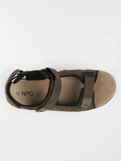 Sandales marrons scratchs homme (40-45)