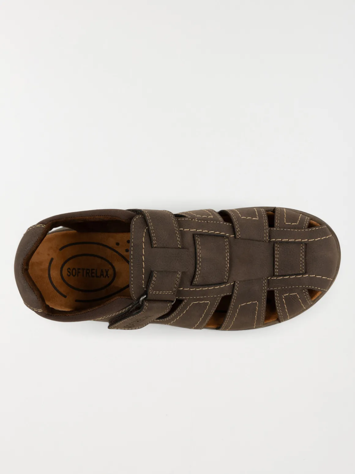 Sandales marrons scratchs homme (40-45)