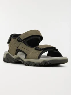 Sandales marrons scratchs homme (40-45)