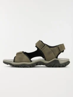 Sandales marrons scratchs homme (40-45)