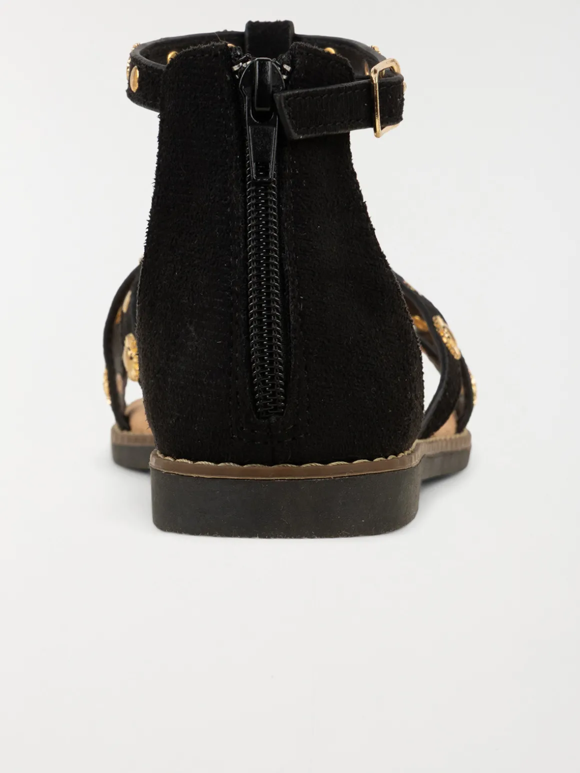 Sandales montantes noires femme (36-41)