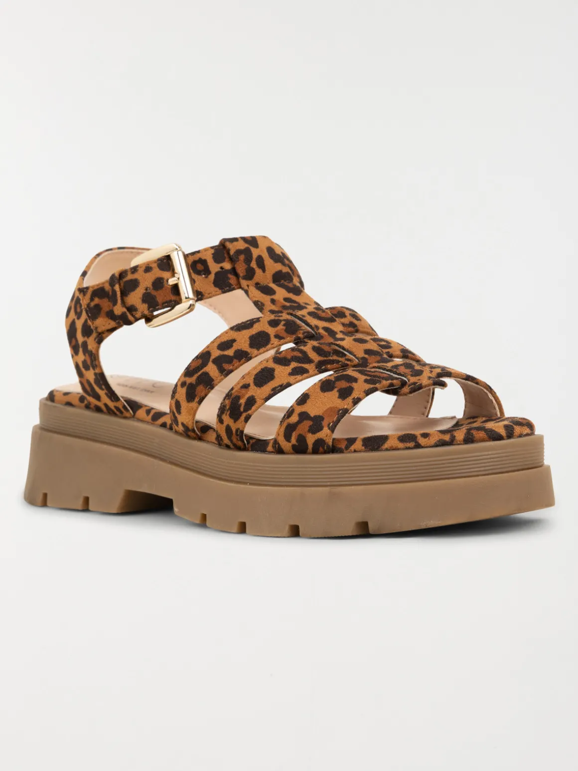 Sandales motif léopard femme (36-41)