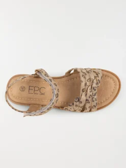 Sandales motif léopard fille (24-30)