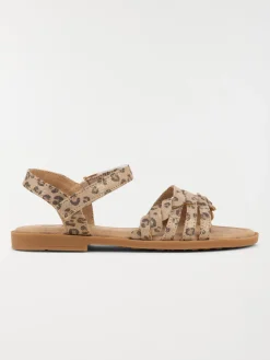 Sandales motif léopard fille (24-30)