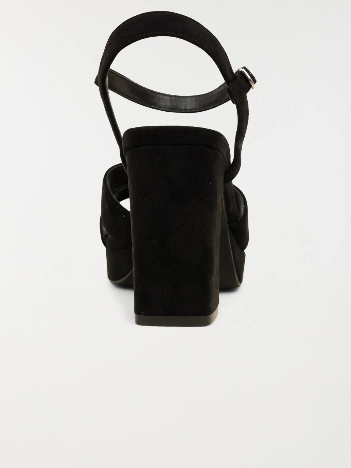 Sandales noires à talon femme (36-41)