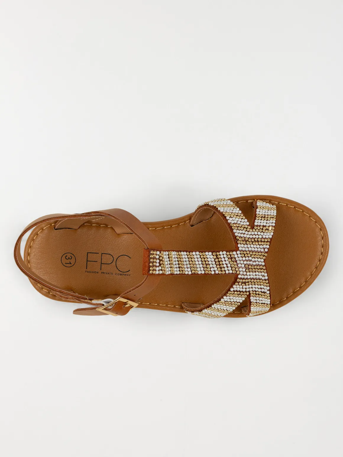 Sandales perles fille (24-30)