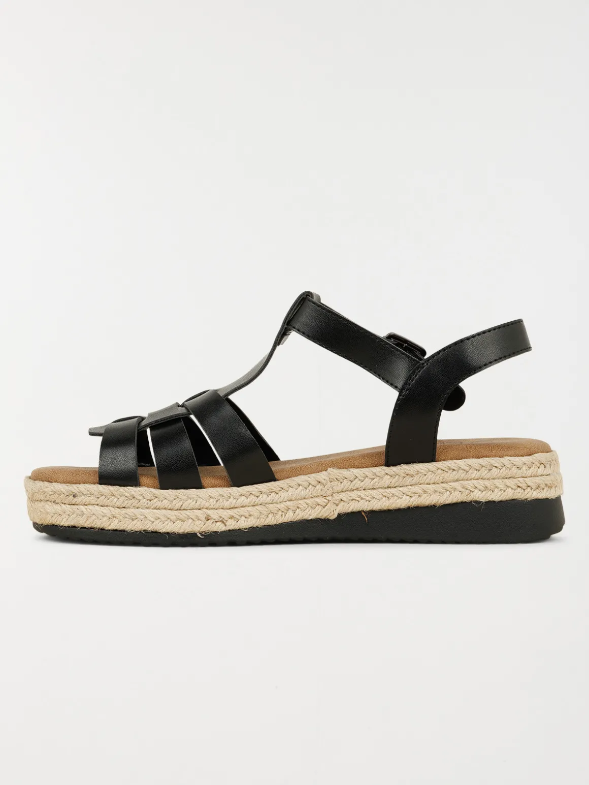 Sandales plateformes femme noir (36-41)