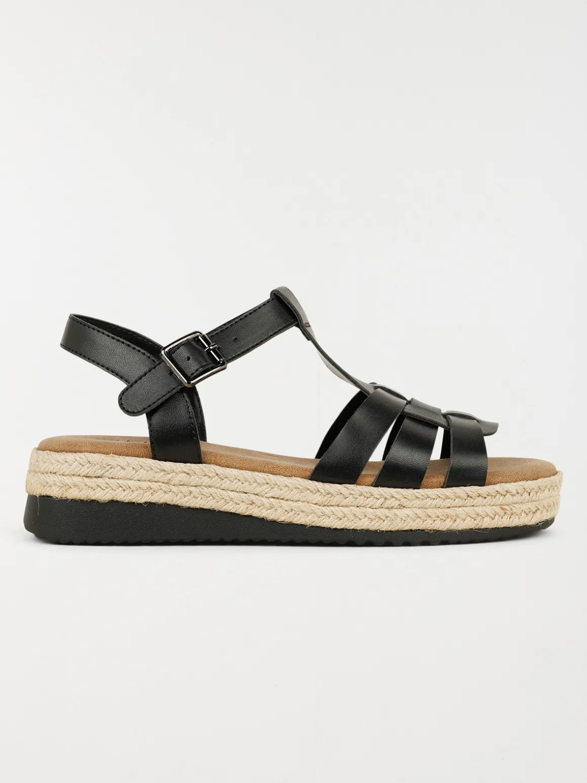 Sandales plateformes femme noir (36-41)