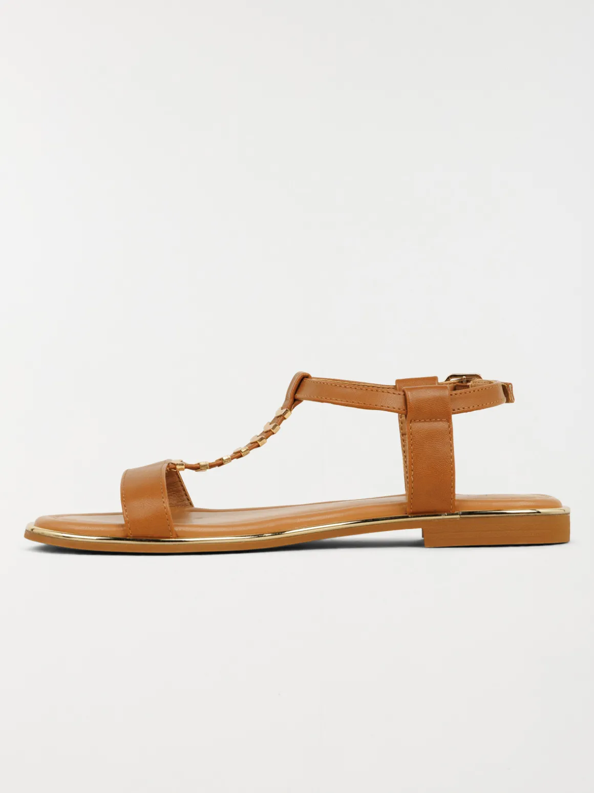 Sandales plates femme marron (36-41)
