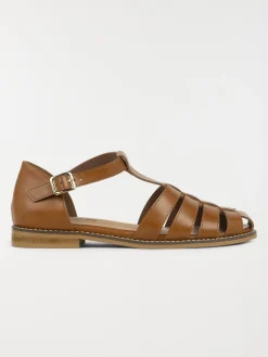 Sandales plates fermées femme (36-41)