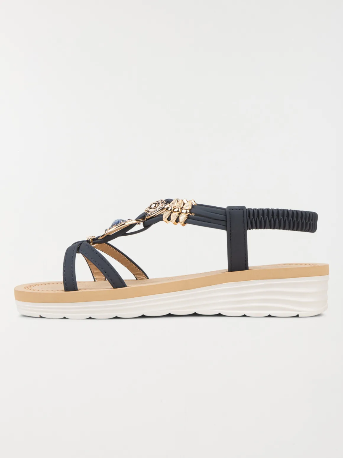 Sandales plates noires femme (36-41)