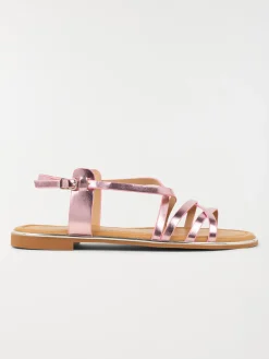 Sandales plates violettes femme (36-41)