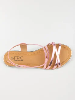 Sandales plates violettes femme (36-41)